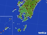 鹿児島県のアメダス実況(日照時間)(2016年07月05日)