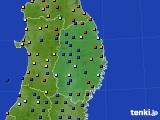 岩手県のアメダス実況(日照時間)(2016年07月05日)