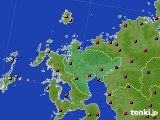 佐賀県のアメダス実況(気温)(2016年07月05日)