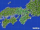 近畿地方のアメダス実況(風向・風速)(2016年07月05日)