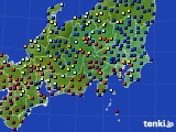 関東・甲信地方のアメダス実況(日照時間)(2016年07月06日)