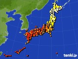 アメダス実況(気温)(2016年07月06日)