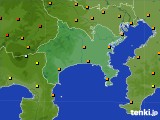 2016年07月06日の神奈川県のアメダス(気温)