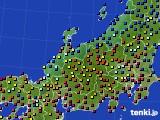 2016年07月07日の北陸地方のアメダス(日照時間)