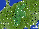 長野県のアメダス実況(風向・風速)(2016年07月07日)