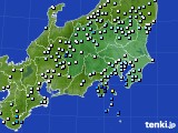 関東・甲信地方のアメダス実況(降水量)(2016年07月09日)