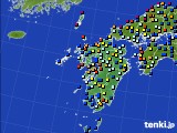 九州地方のアメダス実況(日照時間)(2016年07月09日)