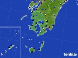 鹿児島県のアメダス実況(日照時間)(2016年07月09日)