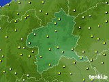 群馬県のアメダス実況(気温)(2016年07月09日)