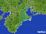 三重県のアメダス実況(日照時間)(2016年07月10日)