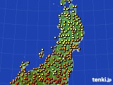 アメダス実況(気温)(2016年07月10日)