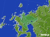 2016年07月10日の佐賀県のアメダス(風向・風速)
