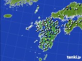 九州地方のアメダス実況(降水量)(2016年07月11日)
