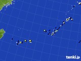 沖縄地方のアメダス実況(風向・風速)(2016年07月11日)