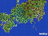 東海地方のアメダス実況(日照時間)(2016年07月12日)