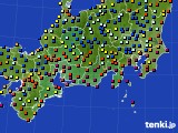 東海地方のアメダス実況(日照時間)(2016年07月14日)