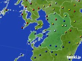 熊本県のアメダス実況(日照時間)(2016年07月14日)