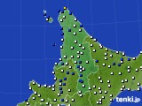 2016年07月14日の道北のアメダス(風向・風速)