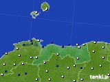 2016年07月14日の鳥取県のアメダス(風向・風速)