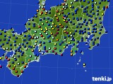 東海地方のアメダス実況(日照時間)(2016年07月15日)