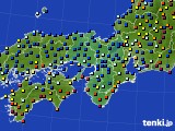 近畿地方のアメダス実況(日照時間)(2016年07月15日)
