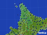 2016年07月15日の道北のアメダス(日照時間)