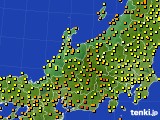 北陸地方のアメダス実況(気温)(2016年07月15日)