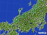 北陸地方のアメダス実況(風向・風速)(2016年07月15日)