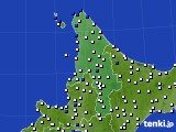 道北のアメダス実況(風向・風速)(2016年07月15日)