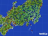 関東・甲信地方のアメダス実況(日照時間)(2016年07月16日)