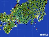 東海地方のアメダス実況(日照時間)(2016年07月16日)