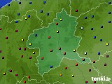 群馬県のアメダス実況(日照時間)(2016年07月18日)