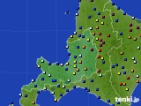 道央のアメダス実況(日照時間)(2016年07月21日)