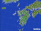 九州地方のアメダス実況(風向・風速)(2016年07月23日)