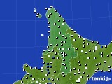 道北のアメダス実況(風向・風速)(2016年07月23日)