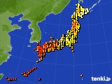 アメダス実況(気温)(2016年07月26日)