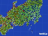 関東・甲信地方のアメダス実況(日照時間)(2016年07月27日)