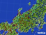2016年07月27日の北陸地方のアメダス(日照時間)