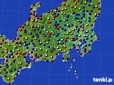 関東・甲信地方のアメダス実況(日照時間)(2016年07月28日)