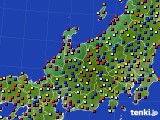 北陸地方のアメダス実況(日照時間)(2016年07月28日)