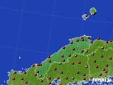 島根県のアメダス実況(気温)(2016年07月28日)