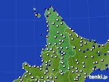 道北のアメダス実況(風向・風速)(2016年07月28日)