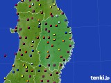 岩手県のアメダス実況(日照時間)(2016年07月29日)