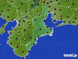 三重県のアメダス実況(日照時間)(2016年07月30日)