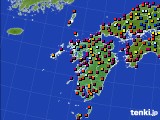 九州地方のアメダス実況(日照時間)(2016年07月31日)