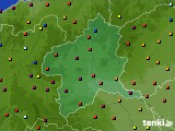 群馬県のアメダス実況(日照時間)(2016年07月31日)