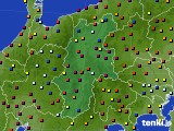 長野県のアメダス実況(日照時間)(2016年07月31日)