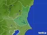 茨城県のアメダス実況(降水量)(2016年08月01日)