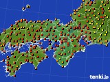 近畿地方のアメダス実況(気温)(2016年08月01日)