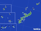 沖縄県のアメダス実況(風向・風速)(2016年08月01日)